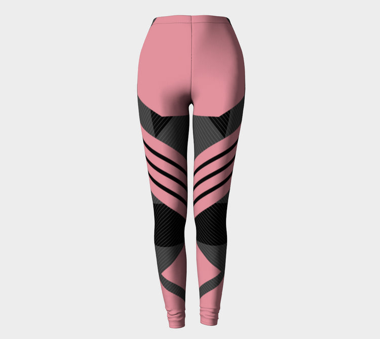 Legging de sport HQ rose (Course, fitness,...) crossfit