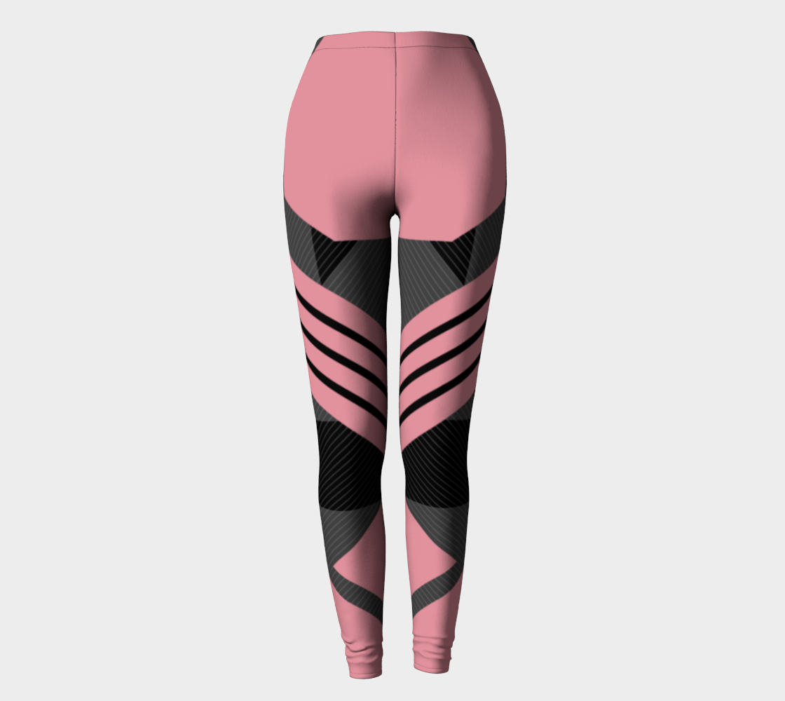 Legging de sport HQ rose (Course, fitness,...) crossfit
