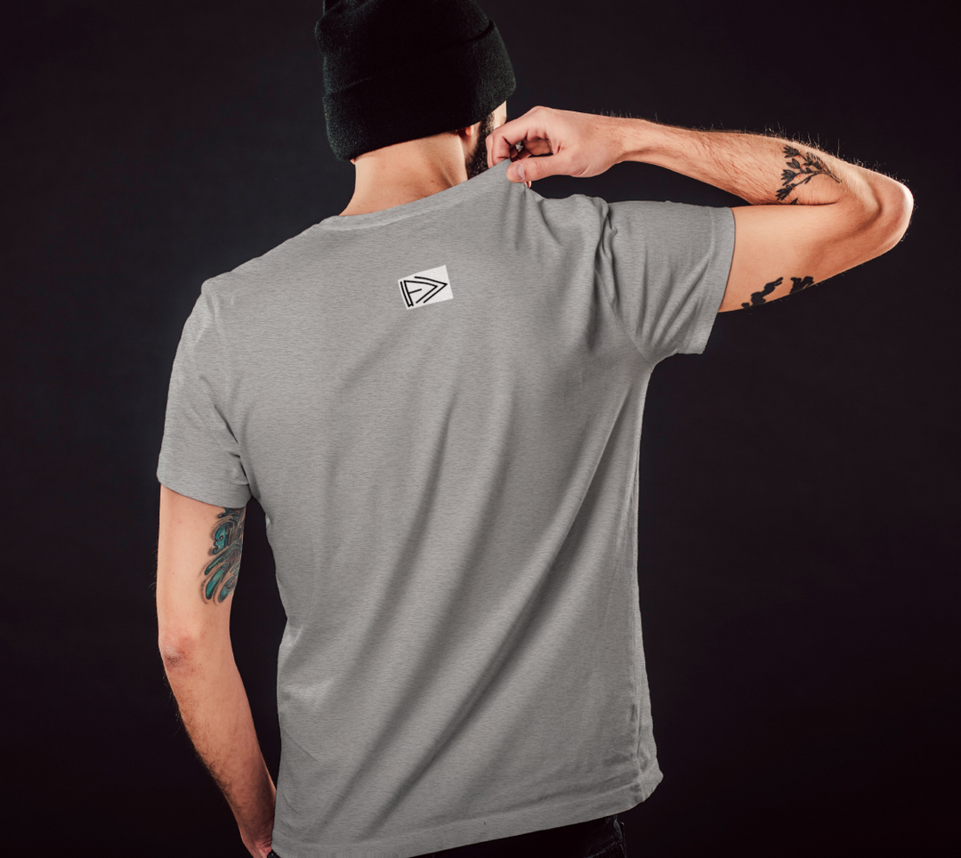 T-shirt J’aime courir coeur Gris