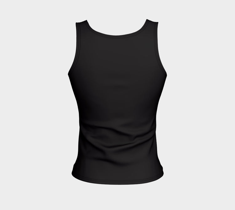 Camisole running "Je cours parce que j'adore les sushis" noir