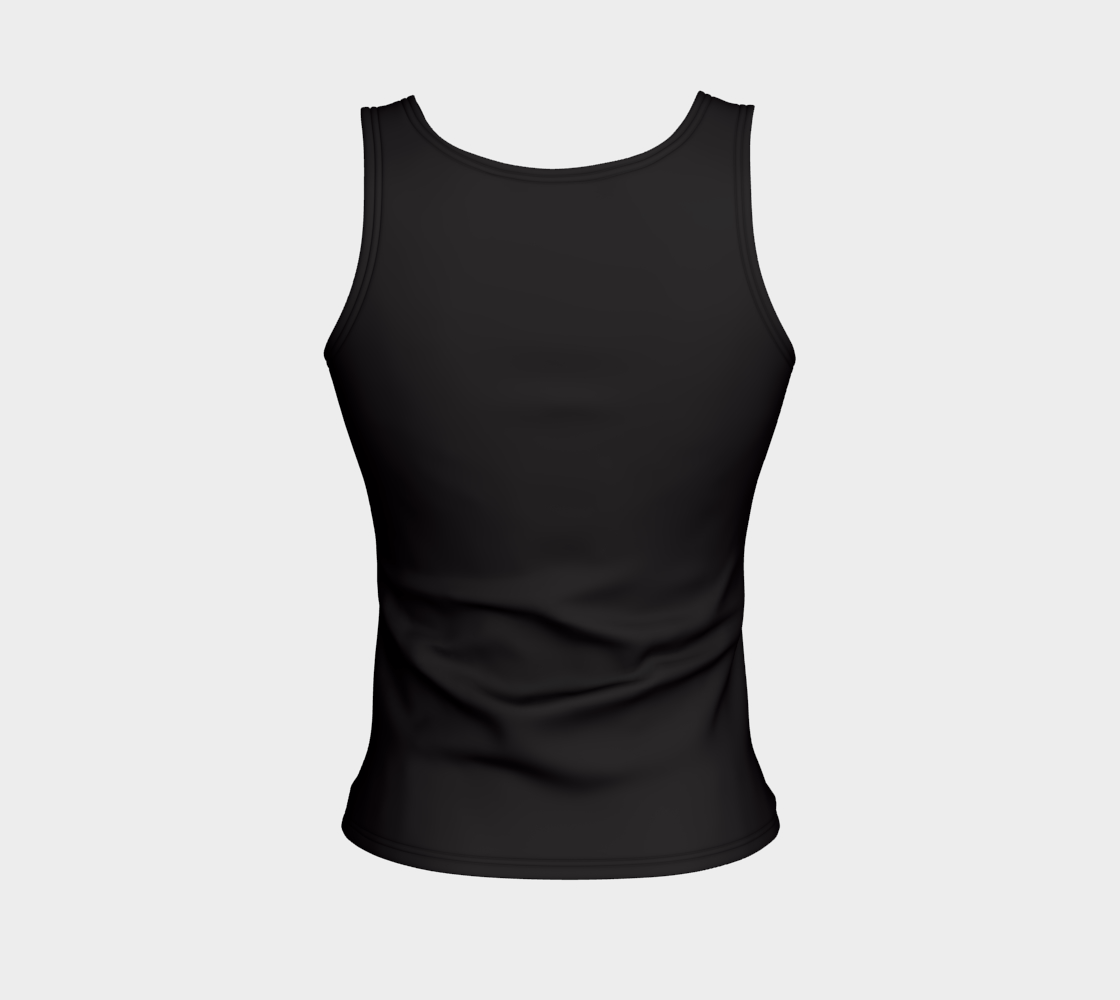 Camisole running "Je cours parce que j'adore les sushis" noir
