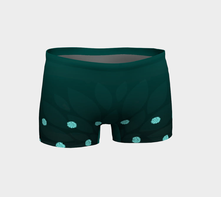 Short de sport court Flocon yoga