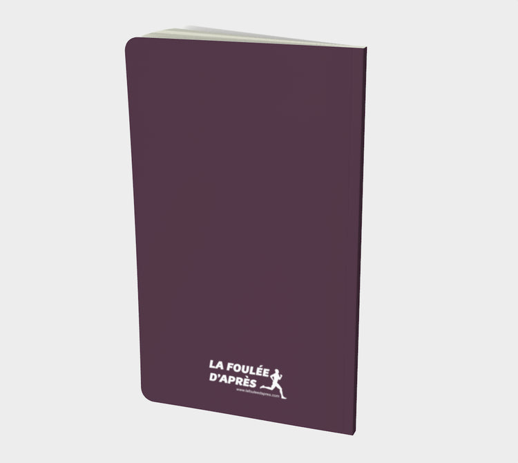 Carnet course à pied "Elle y croyait, Elle pouvait, donc Elle l'a fait" - mauve