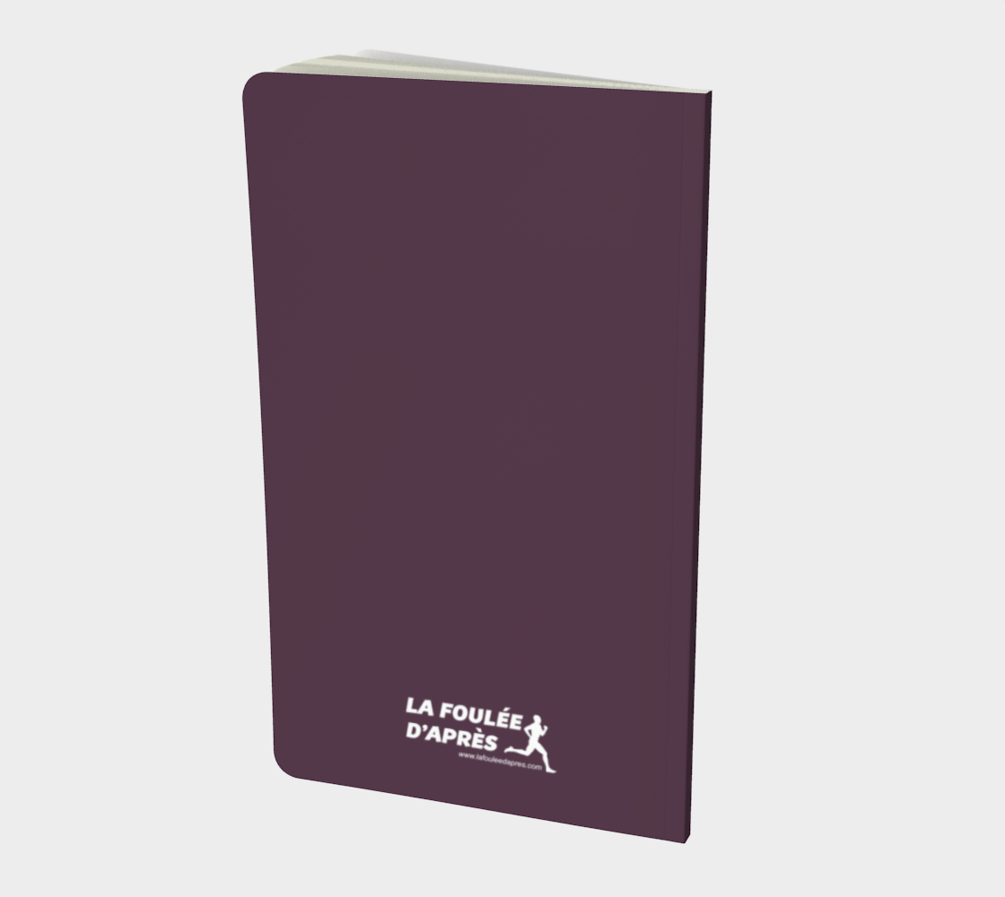 Carnet course à pied "Elle y croyait, Elle pouvait, donc Elle l'a fait" - mauve