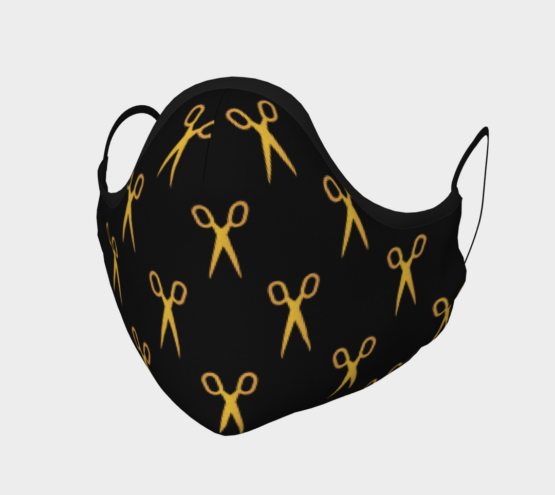 Masque ciseaux d’or