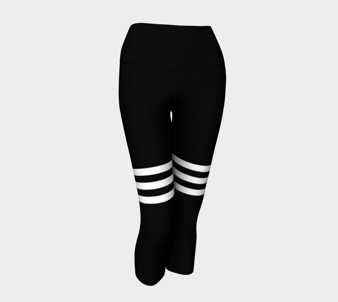 pantacourt taille haute Bali noir