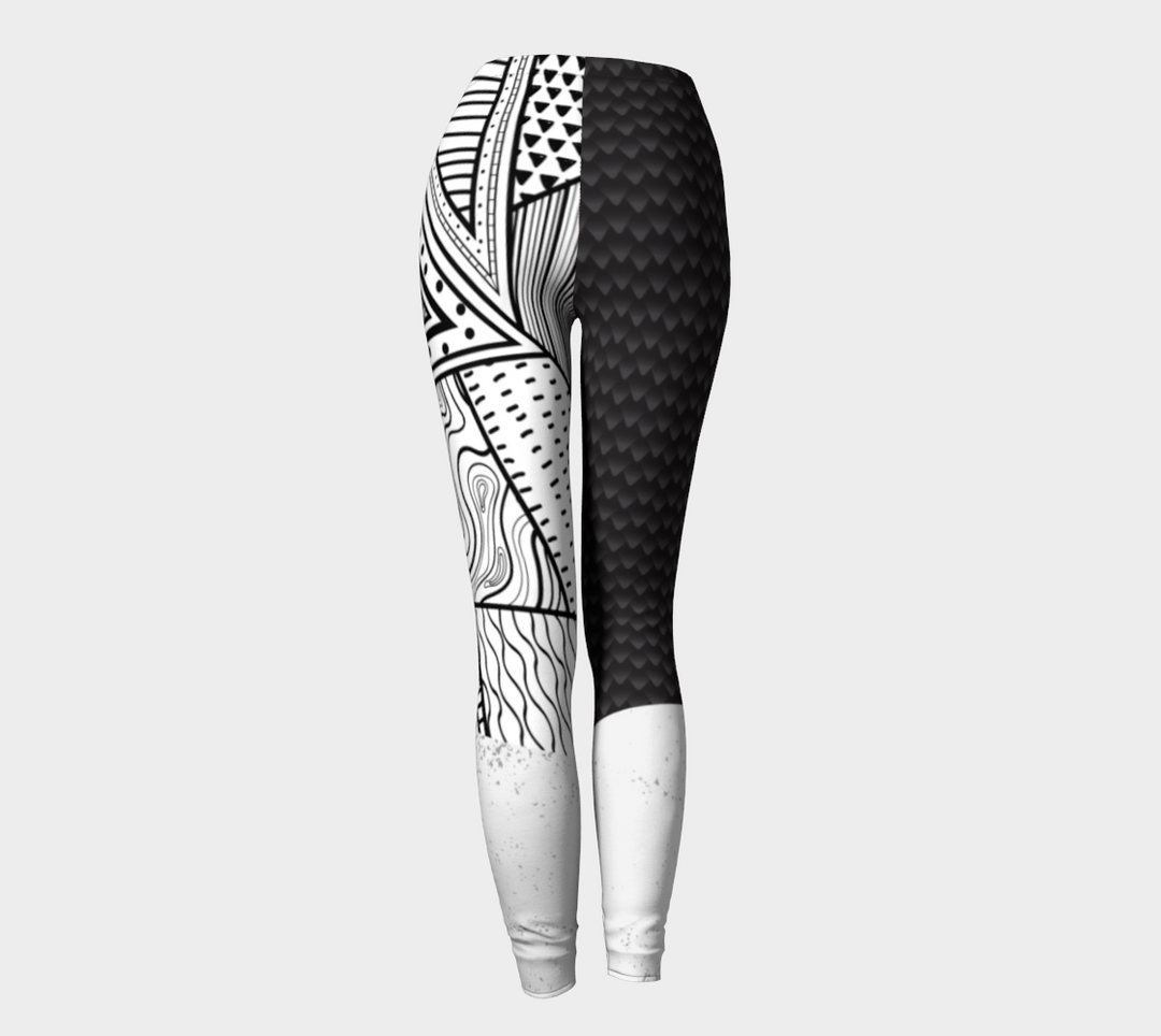 Legging taille basse Tatouage