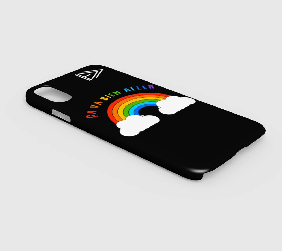 Coque iPhone XR ça va bien aller noir