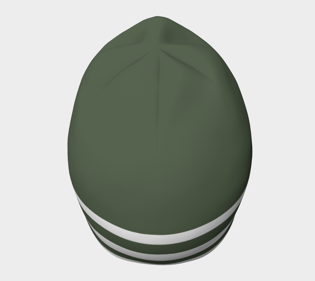 Tuque taupe a bande