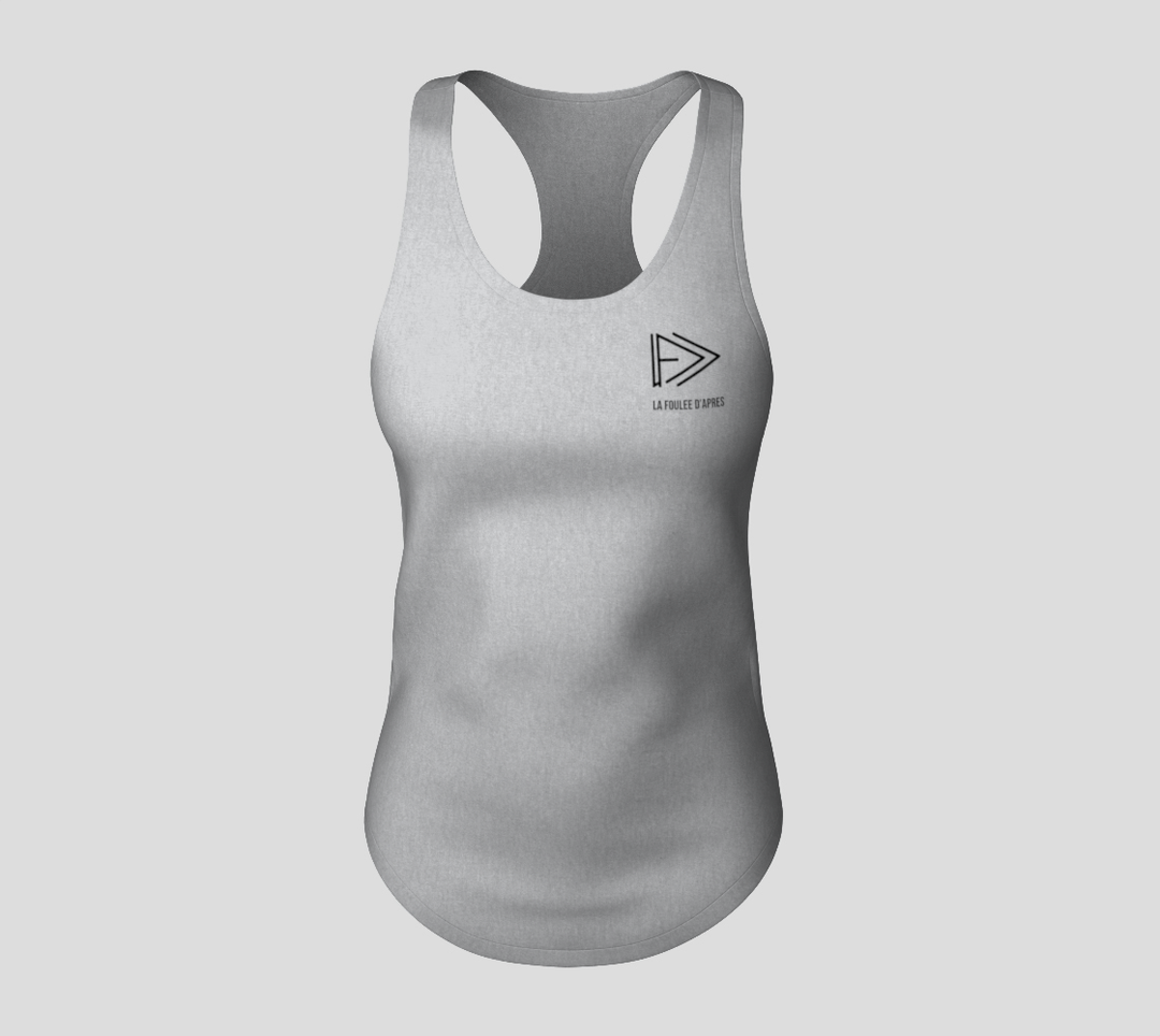 Camisole La Foulée d'après Racerbrack gris
