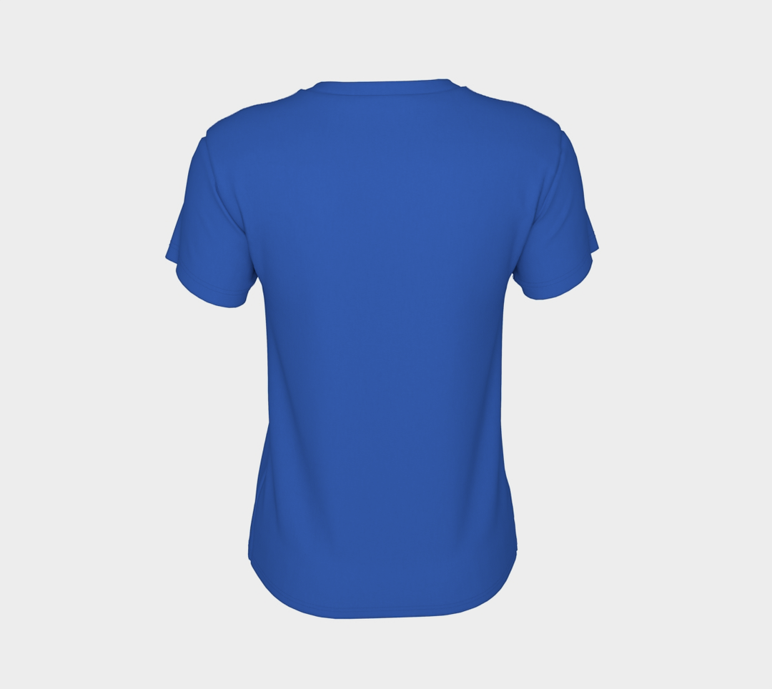 T-shirt c’est mon heure de bonheur Bleu
