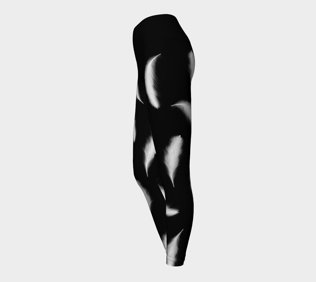 Leggings Taille haute plume à bande large