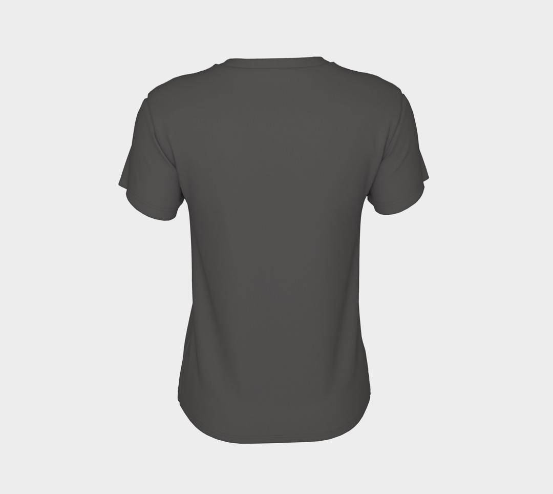 T-shirt je cours parce que j’adore la biere Gris