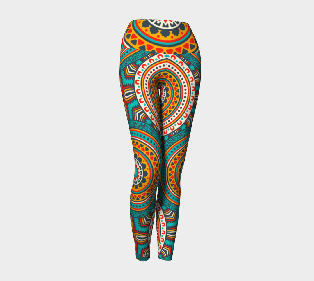 Leggings Taille Haute Aztèque bande large