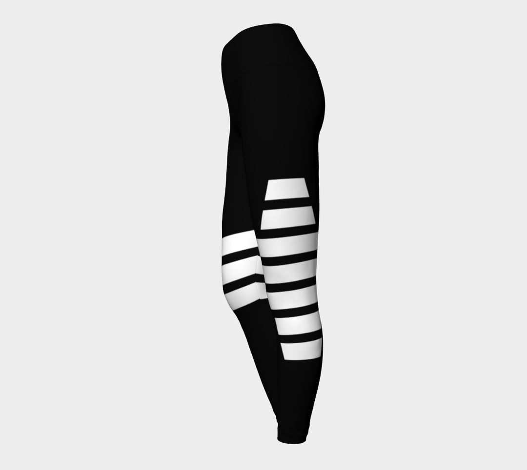 Legging zèbre noir