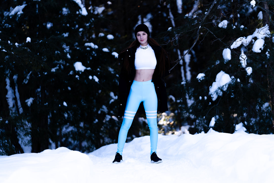 Legging  sport Bali bleu ciel