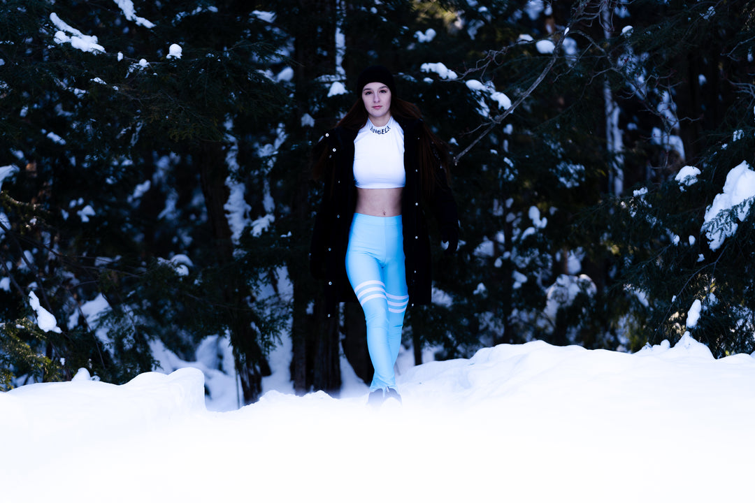 Legging  sport Bali bleu ciel