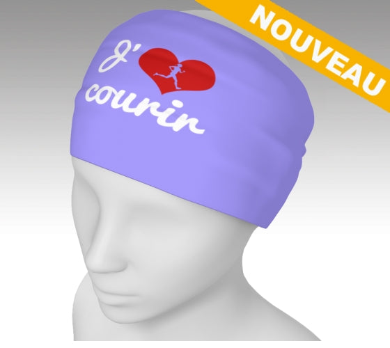 Nouvelle collection 2018 - bandeau de sport j'aime courir 