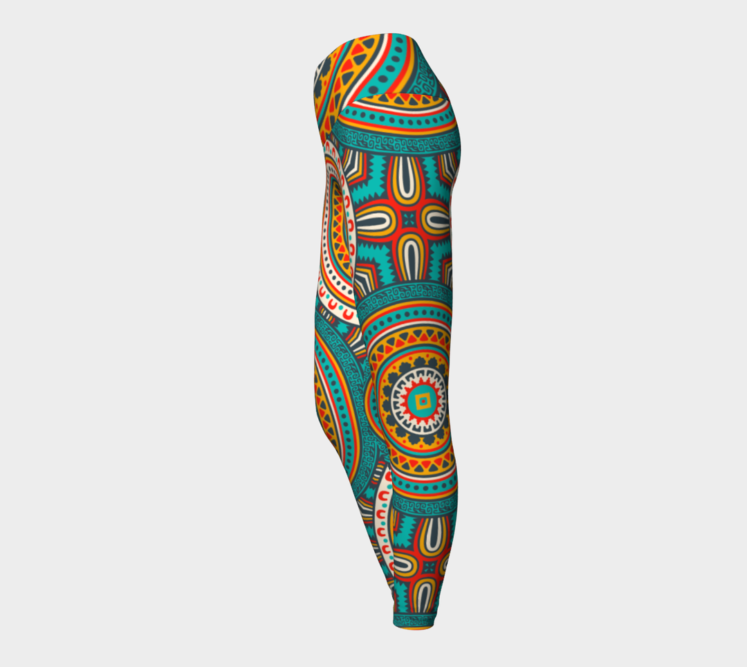 Leggings Taille Haute Aztèque bande large