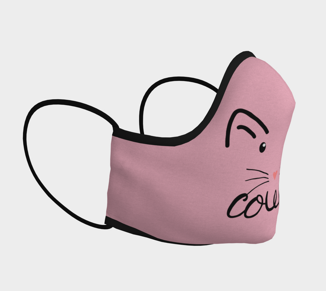 Masque chat rose