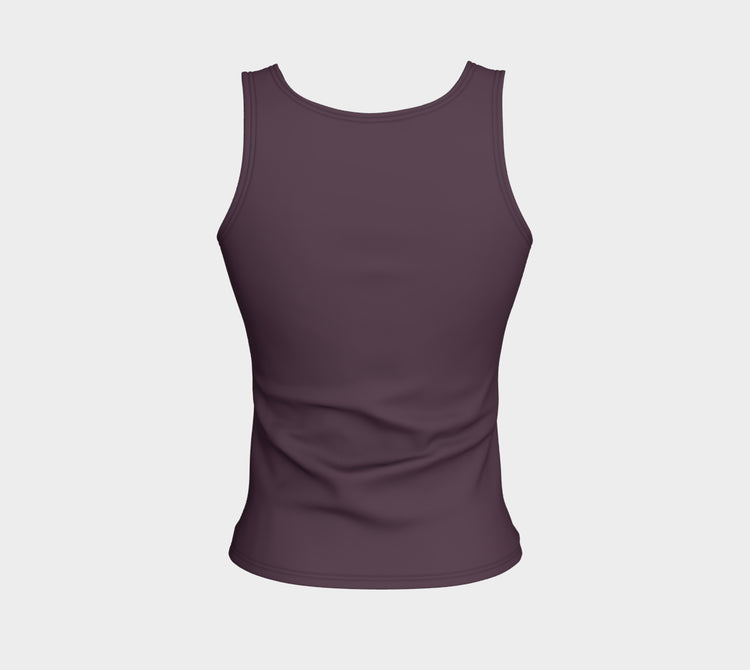 Camisole running "Je cours parce que j'adore les sushis" mauve