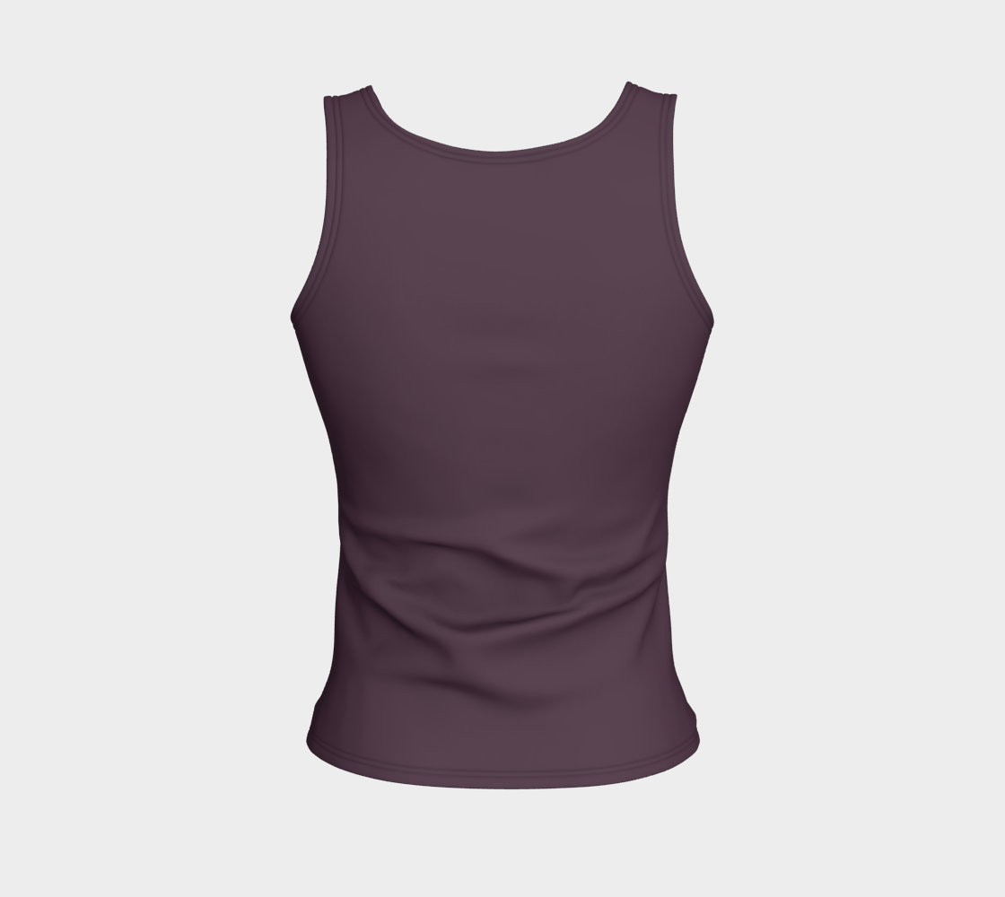 Camisole running "Je cours parce que j'adore les sushis" mauve
