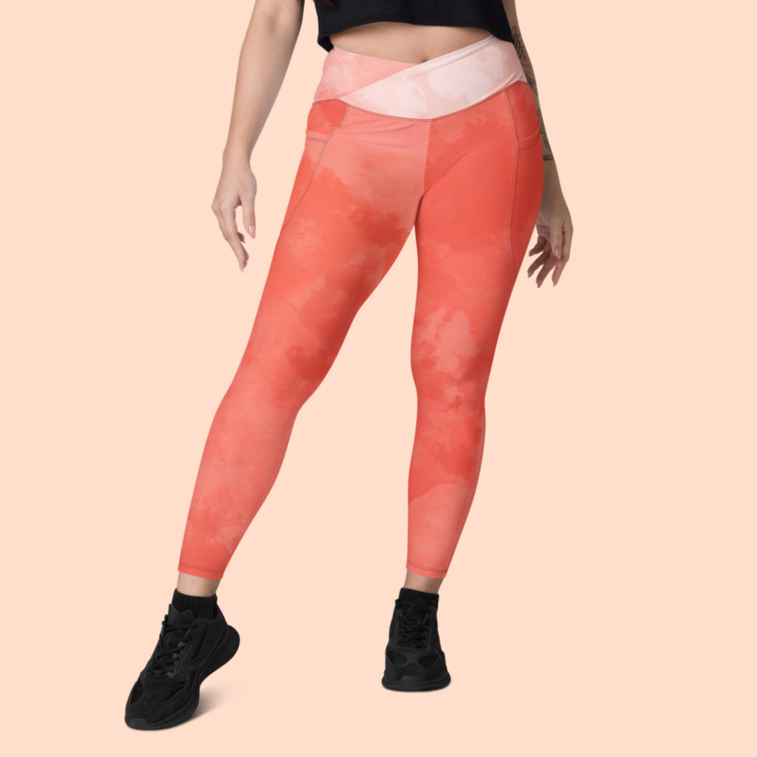 Legging croisé  solaire à 2 poches