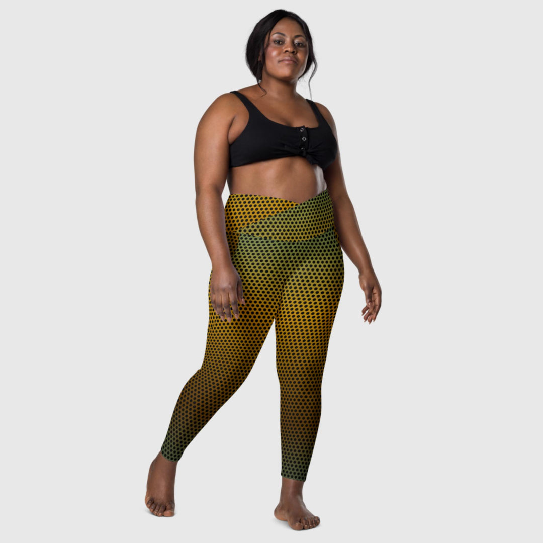 Legging croisé taille haute spring avec poches
