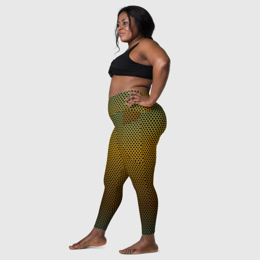 Legging croisé taille haute spring avec poches