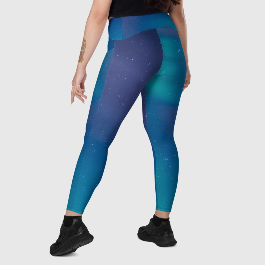 Legging croisé taille haute boréal avec poches
