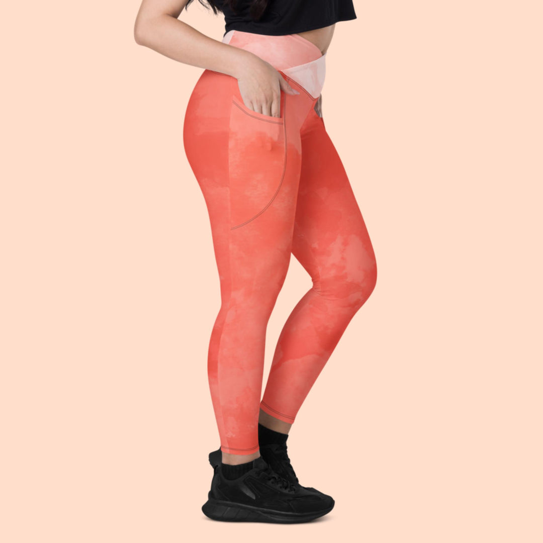 Legging croisé  solaire à 2 poches