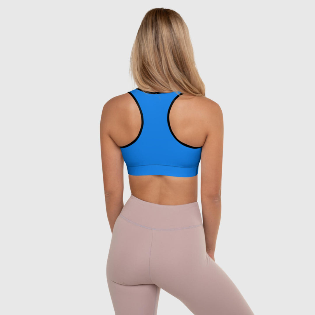 Brassière de Sport Blue Rembourrée