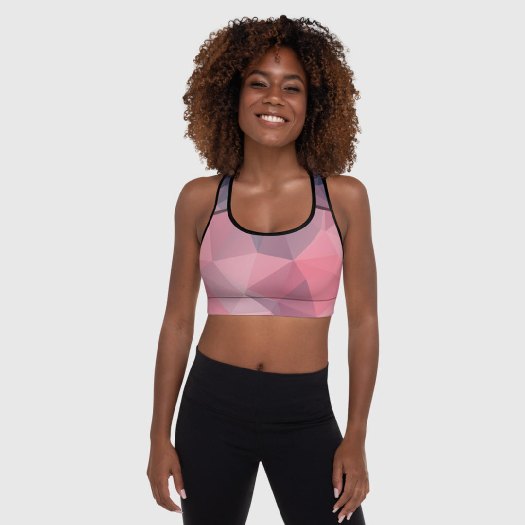 Brassière de Sport Rembourrée Rubis