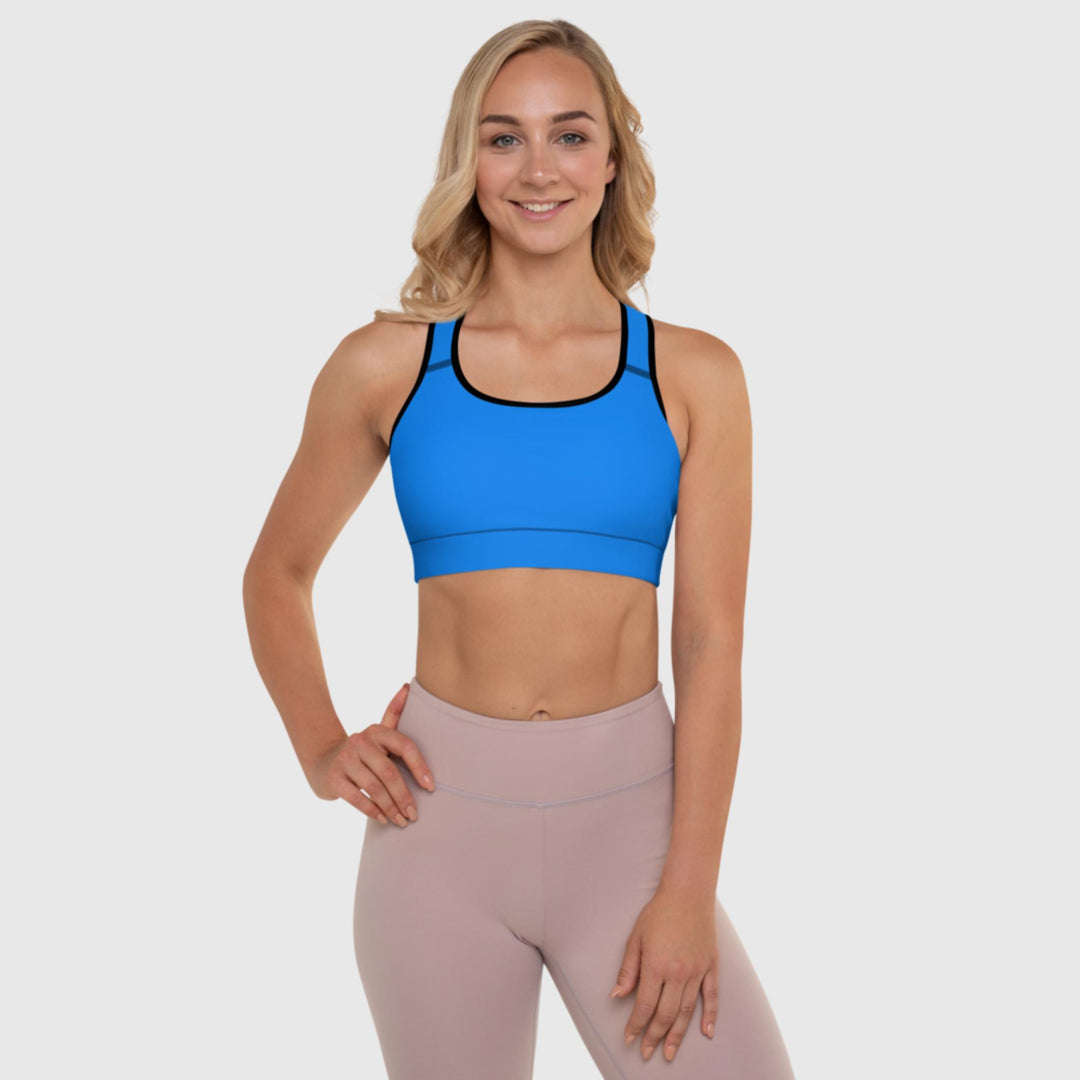Brassière de Sport Blue Rembourrée