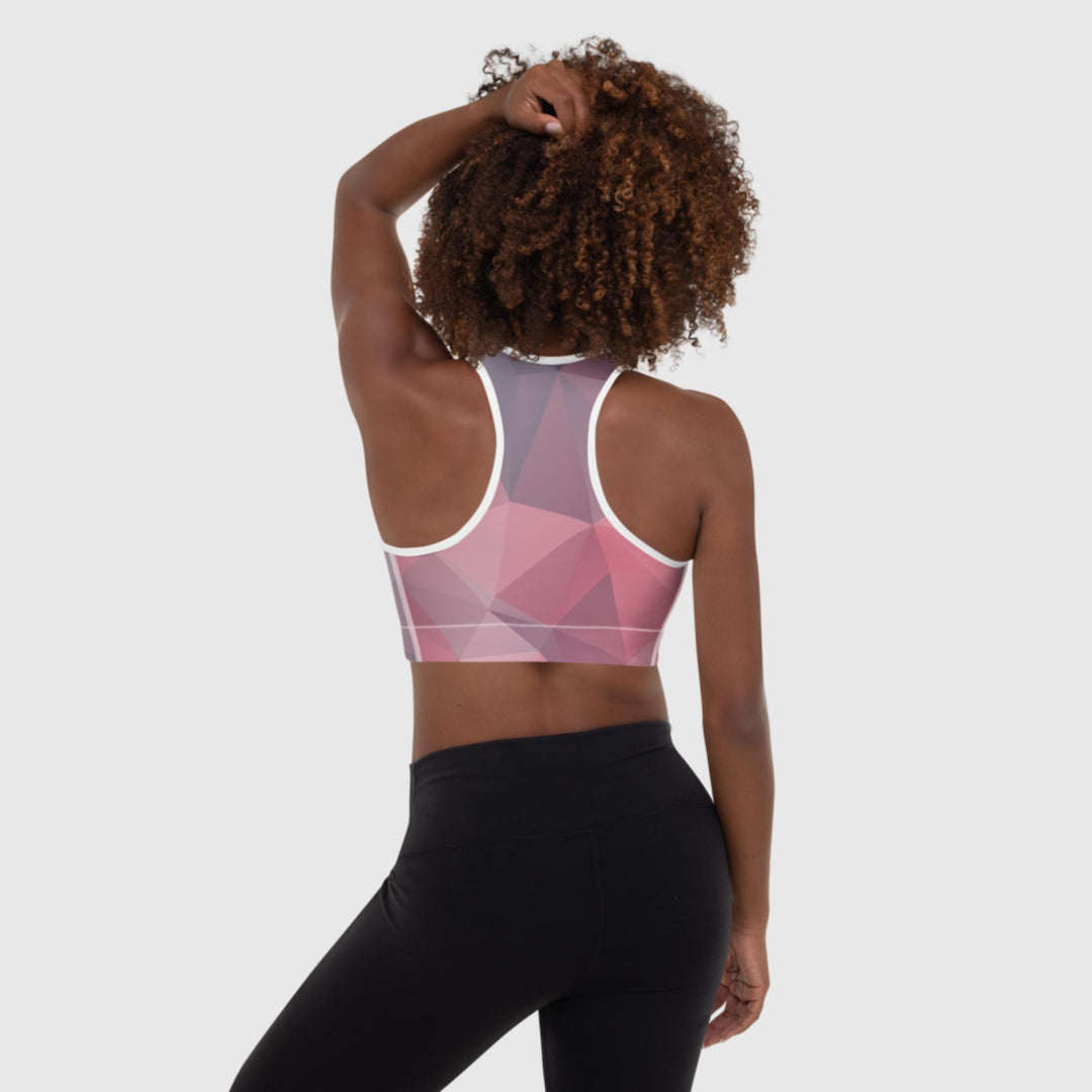 Brassière de Sport Rembourrée Rubis