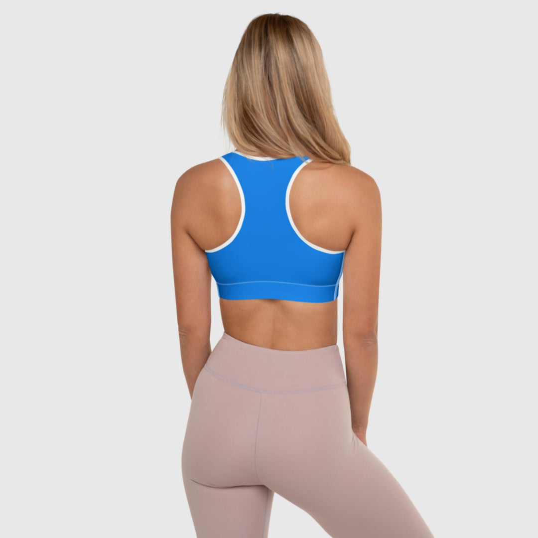 Brassière de Sport Blue Rembourrée