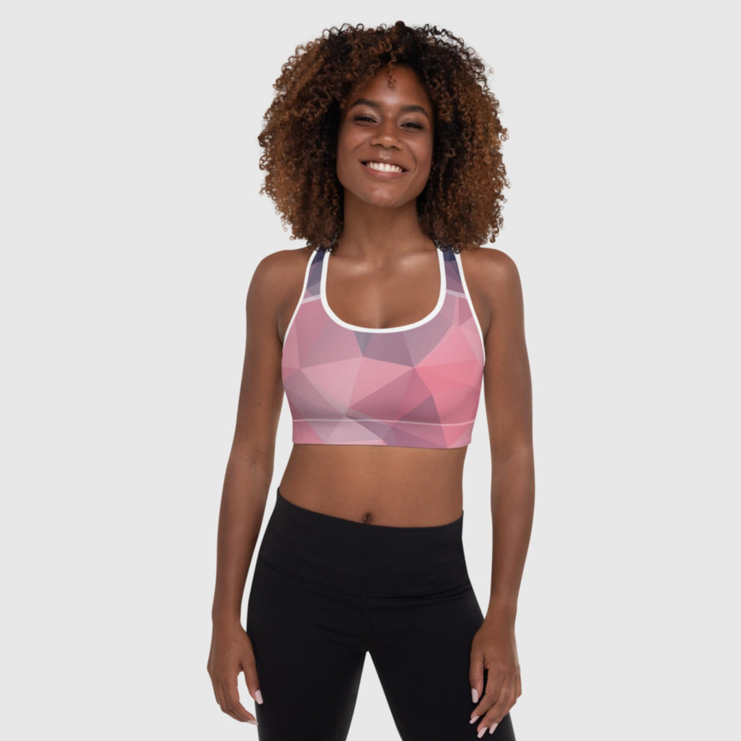 Brassière de Sport Rembourrée Rubis