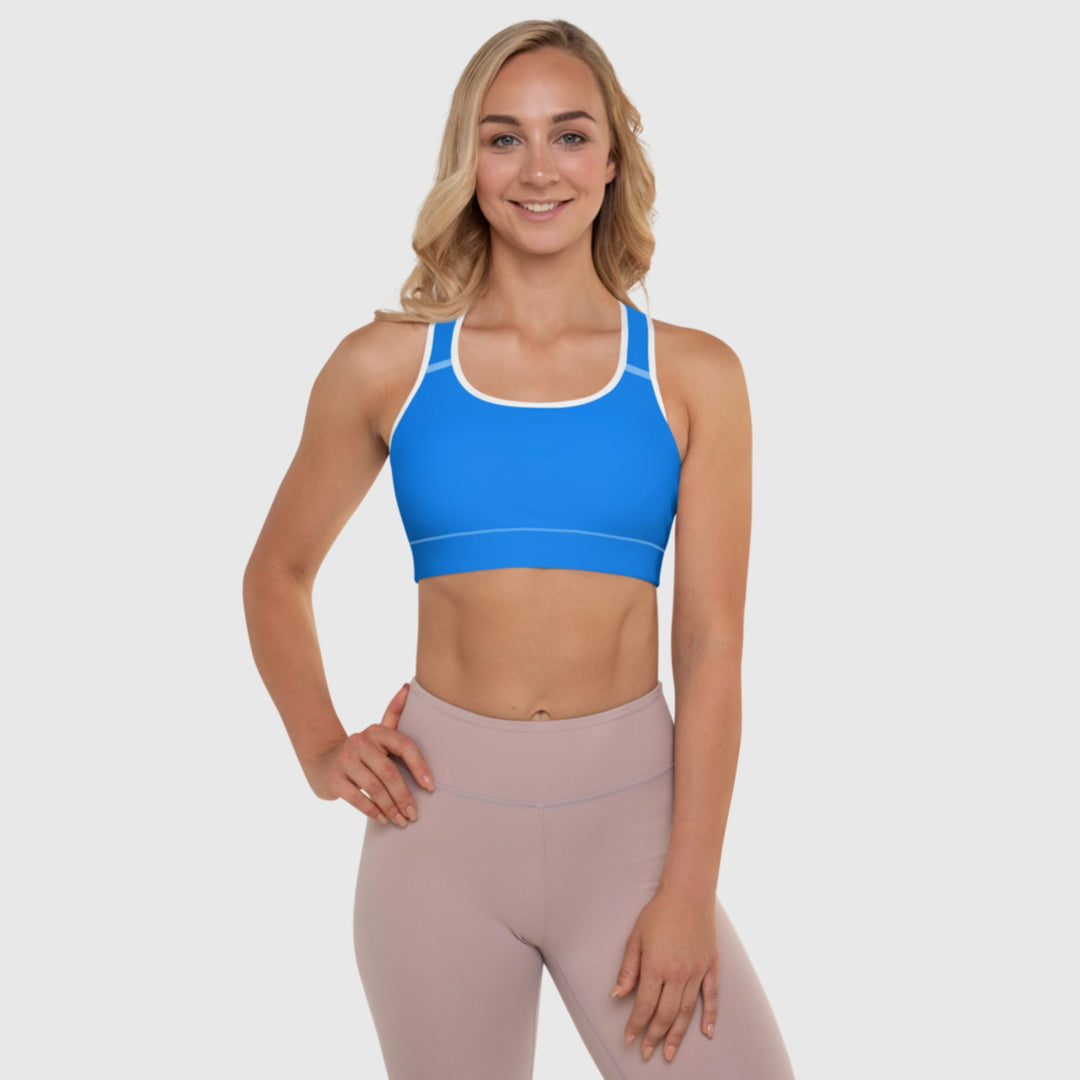 Brassière de Sport Blue Rembourrée