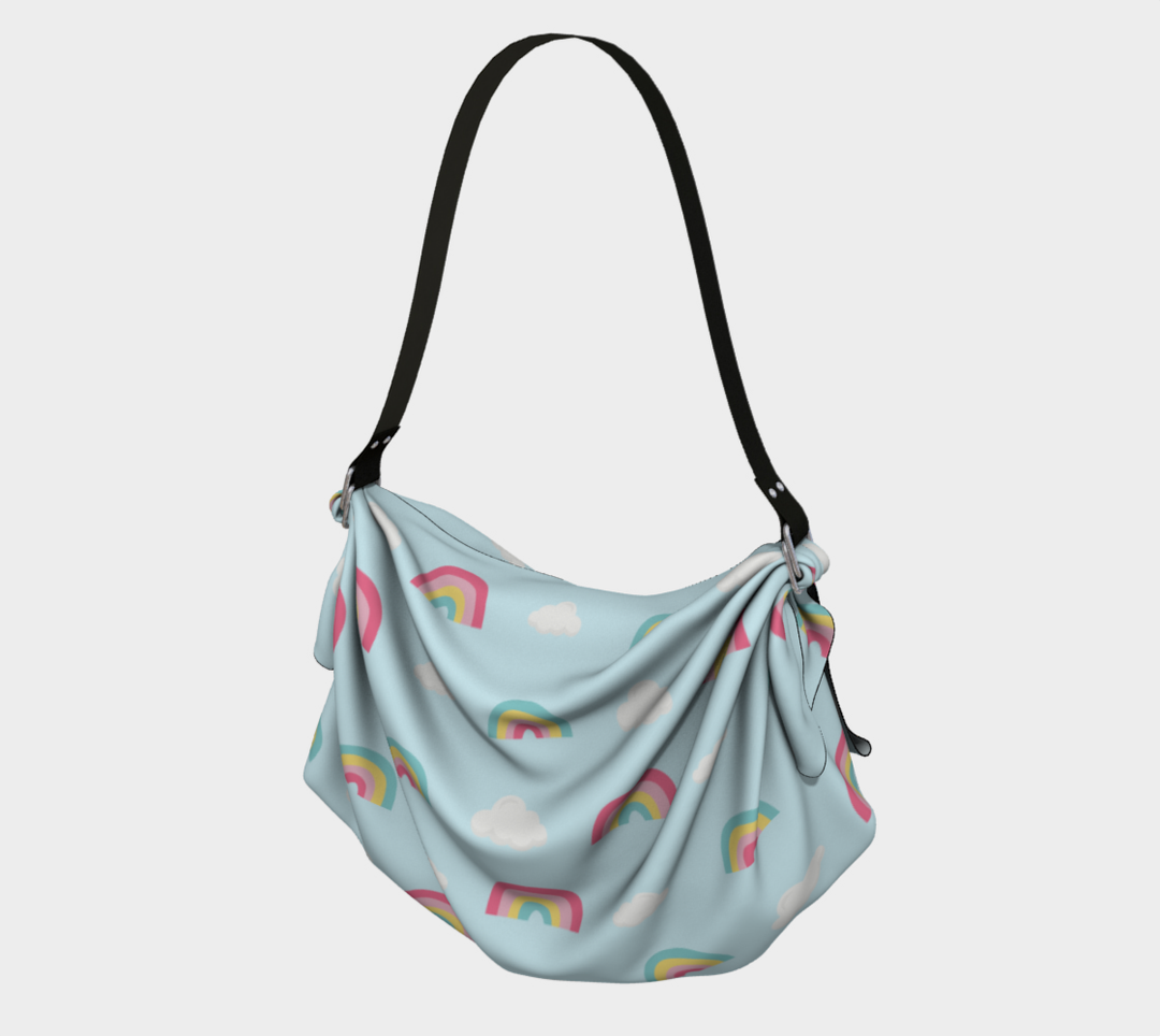 Sac origami arc en ciel