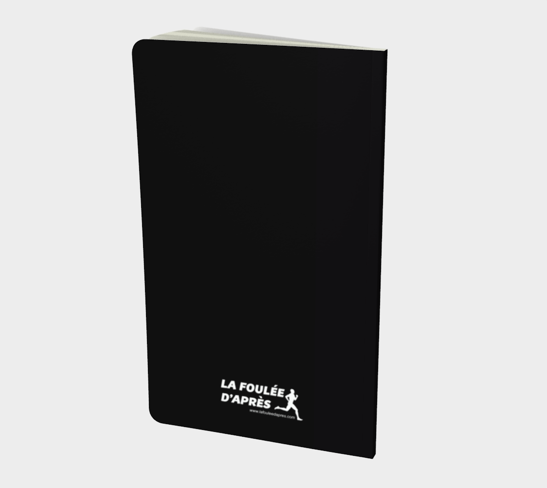 Carnet passion "J'aime courir" noir marathon