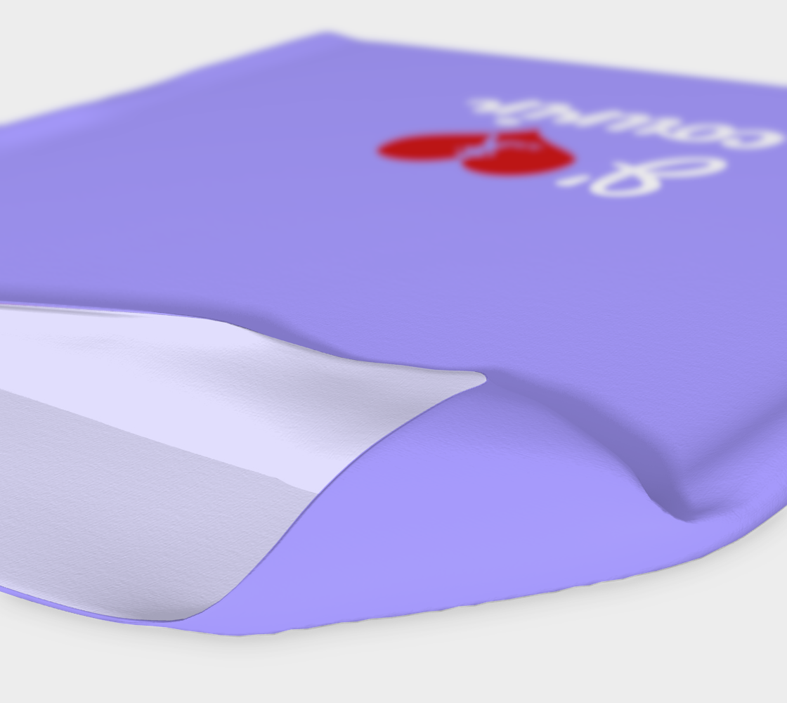 Bandeau d'entraînement "J'aime courir" mauve running