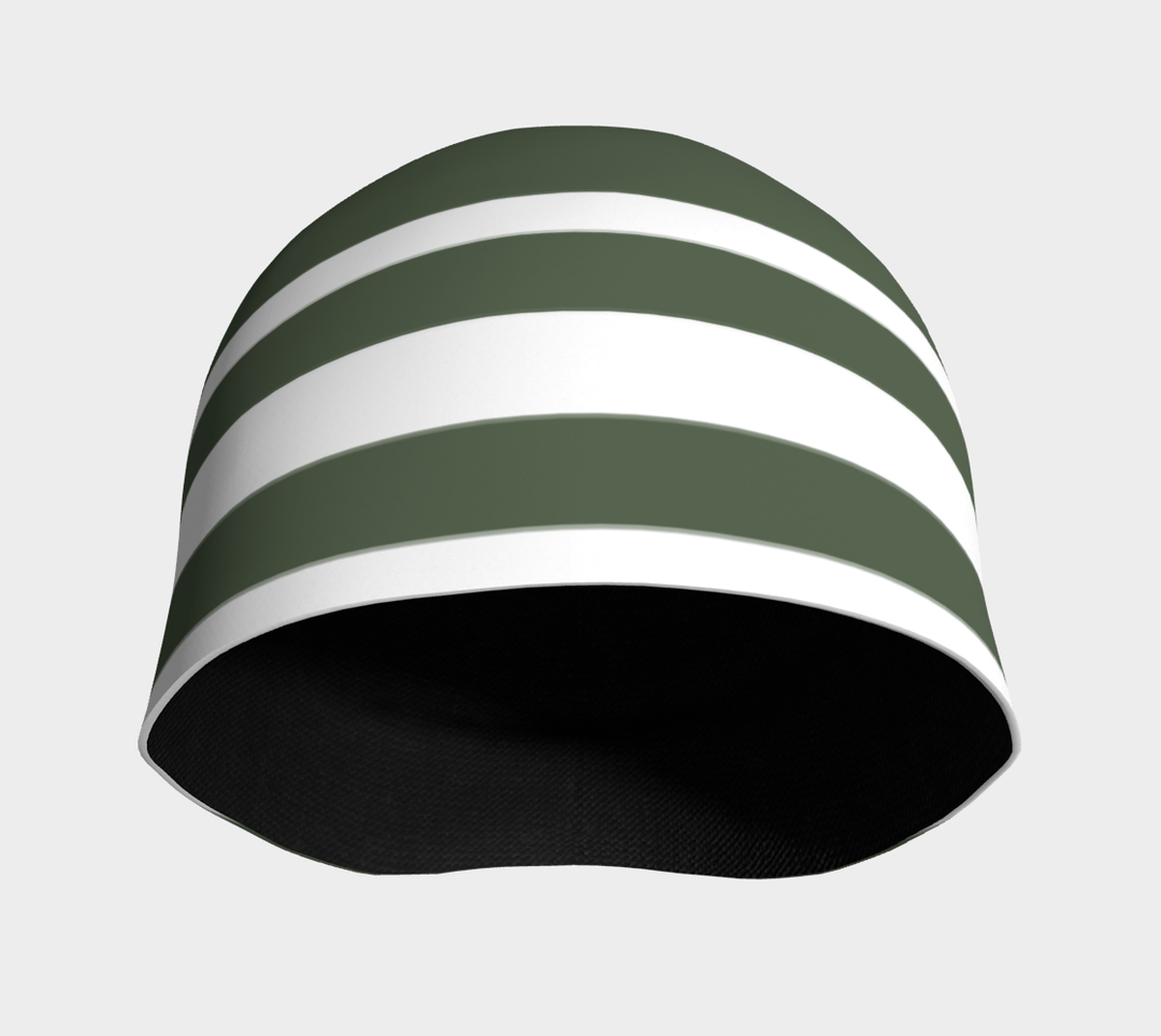 Tuque taupe a bande