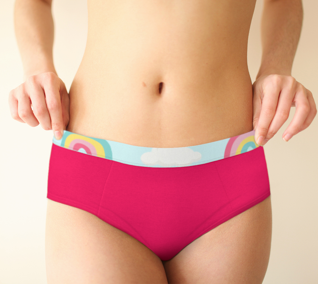 Culotte  Cheeky Arc en ciel rose