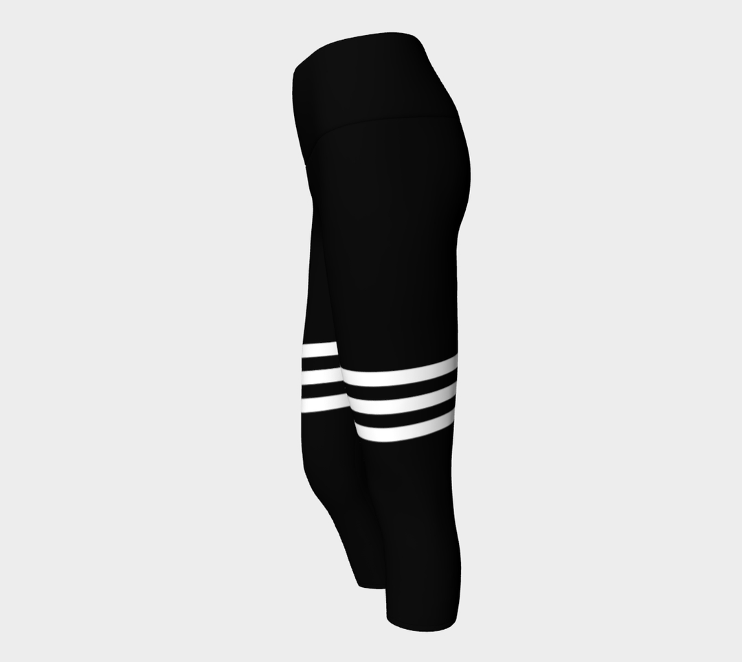pantacourt taille haute Bali noir