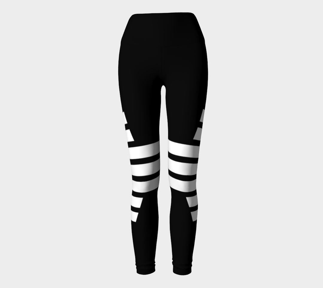 Legging zèbre noir