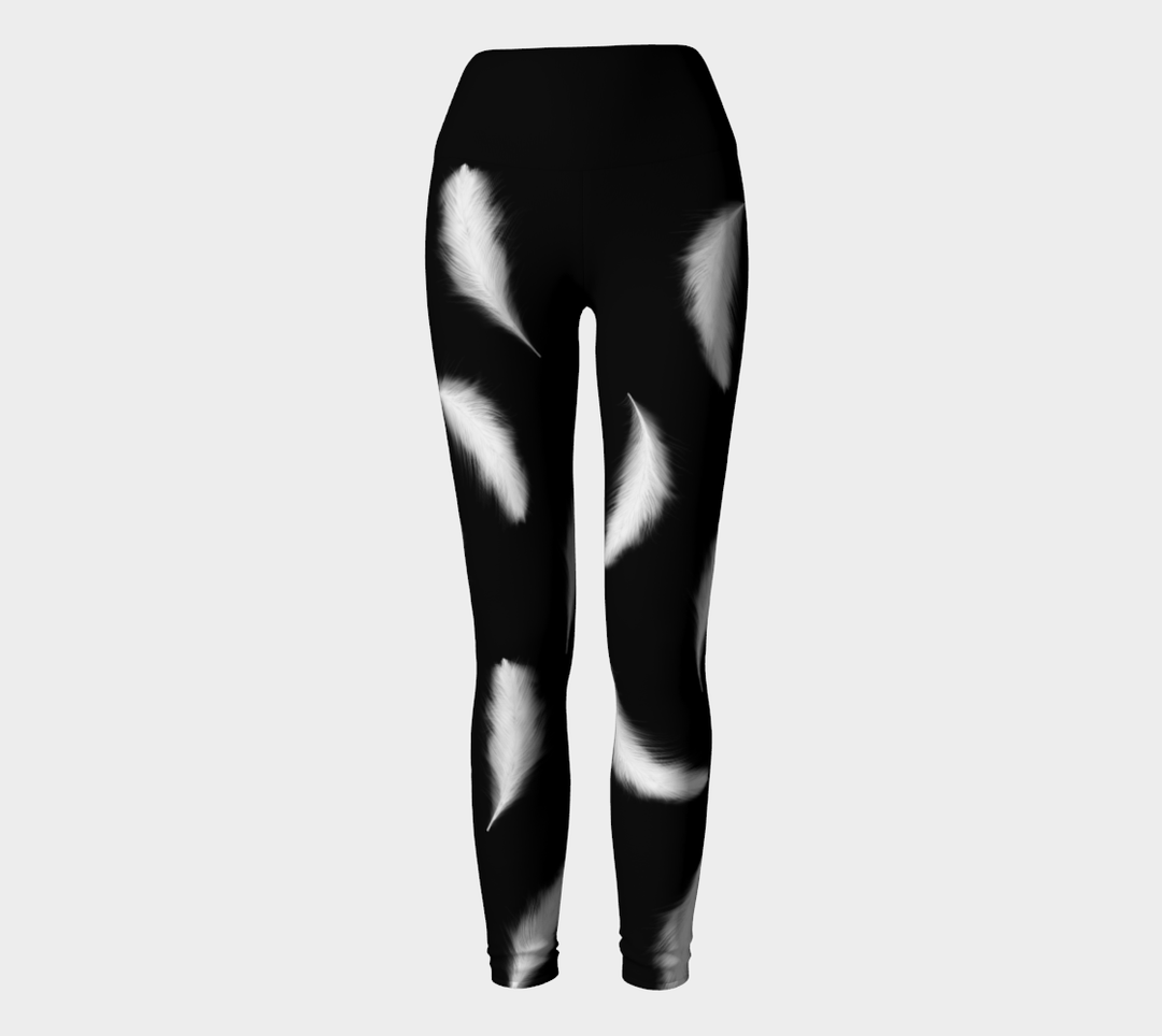 Leggings Taille haute plume à bande large