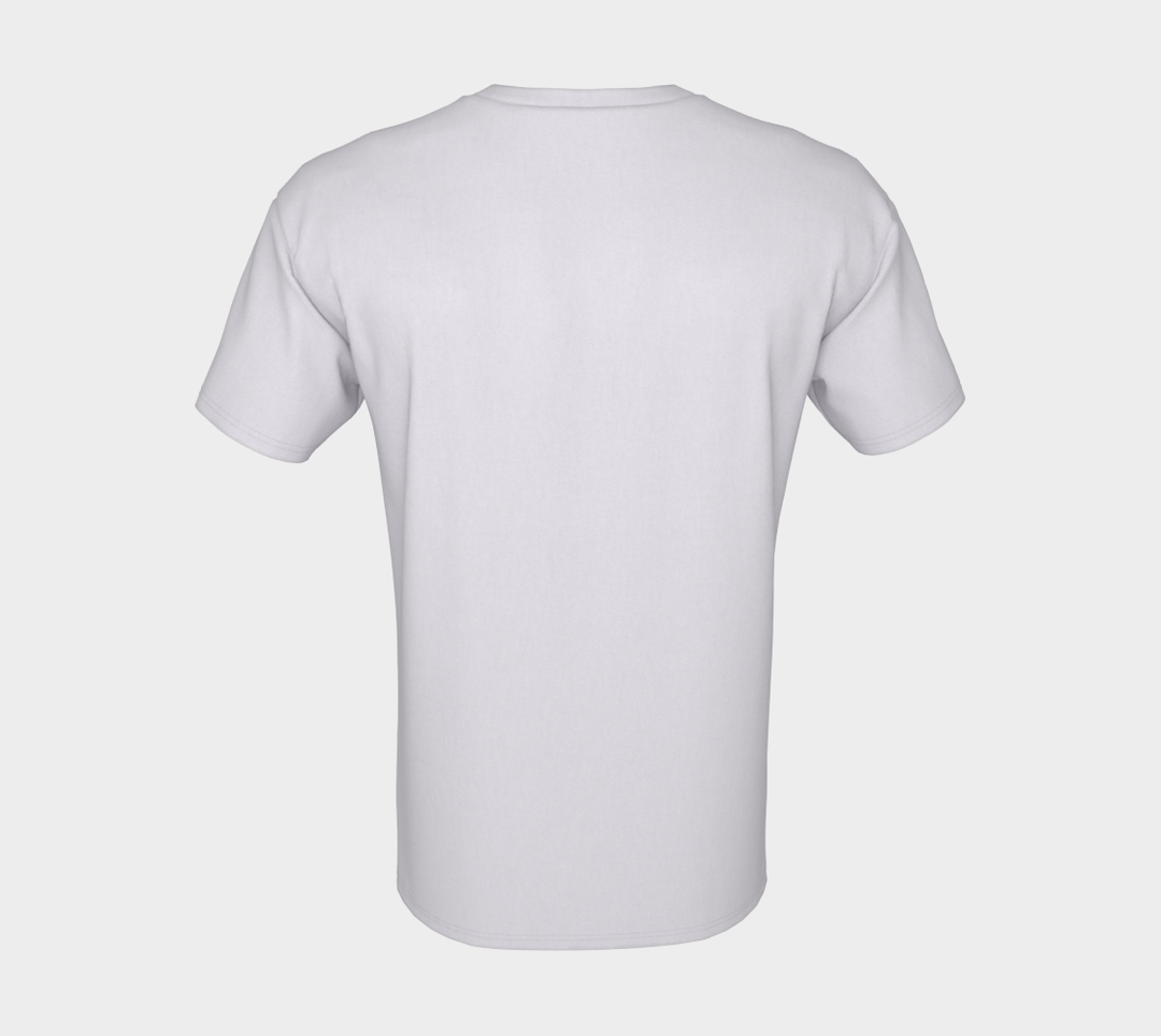 T-shirt homme je cours parce que j’adore la poutine Blanc