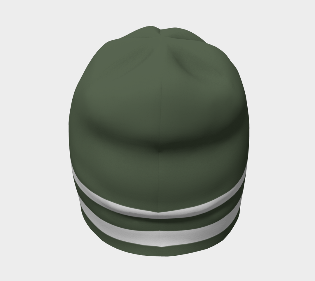 Tuque taupe a bande