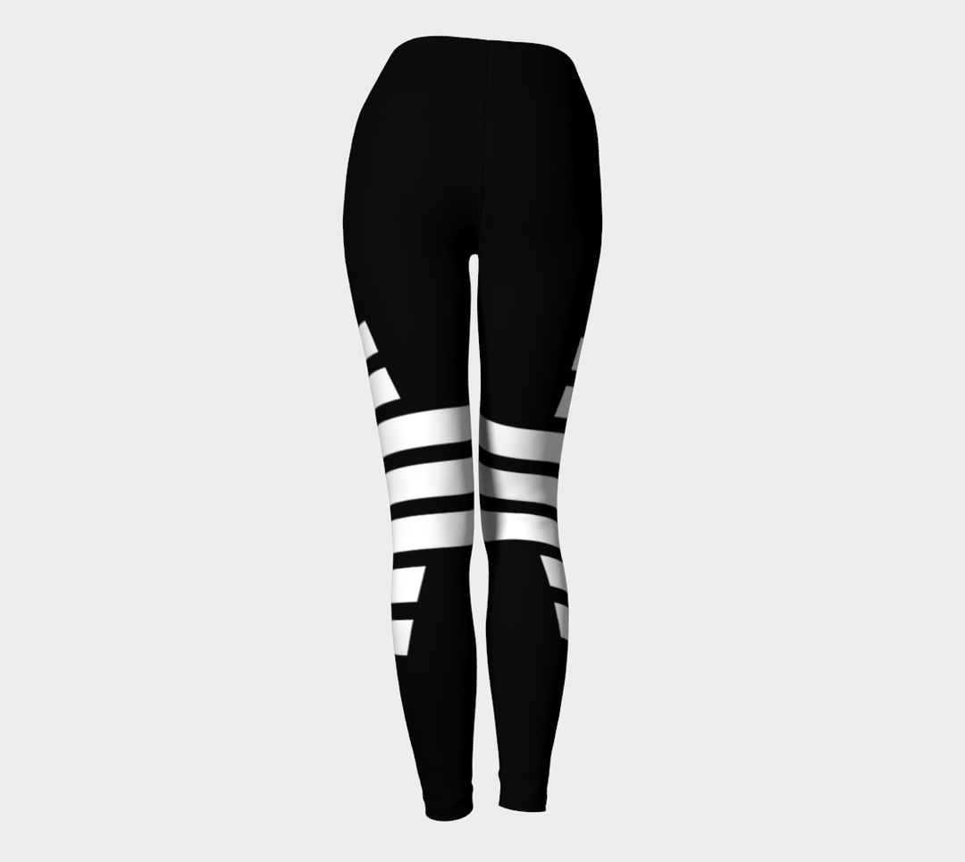 Legging zèbre noir