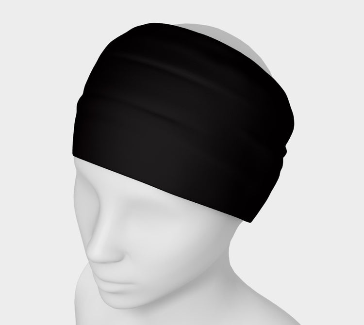 Bandeau d'entraînement noir original - La foulée d'après pour yoga